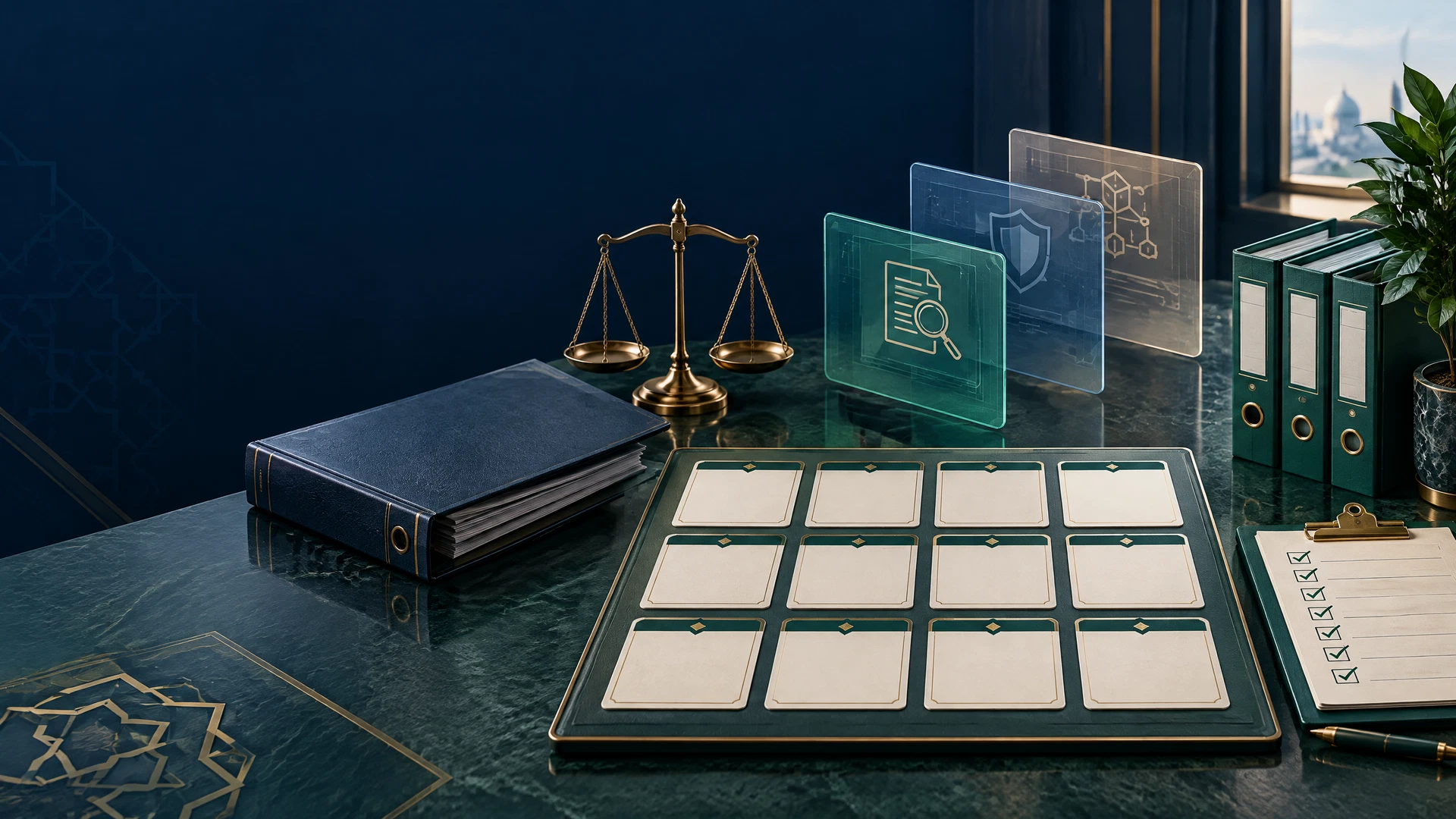Institutional Credibility Score review desk with twelve metric cards, three evidence layers, standards, scope records, and consumer-disclosure controls.