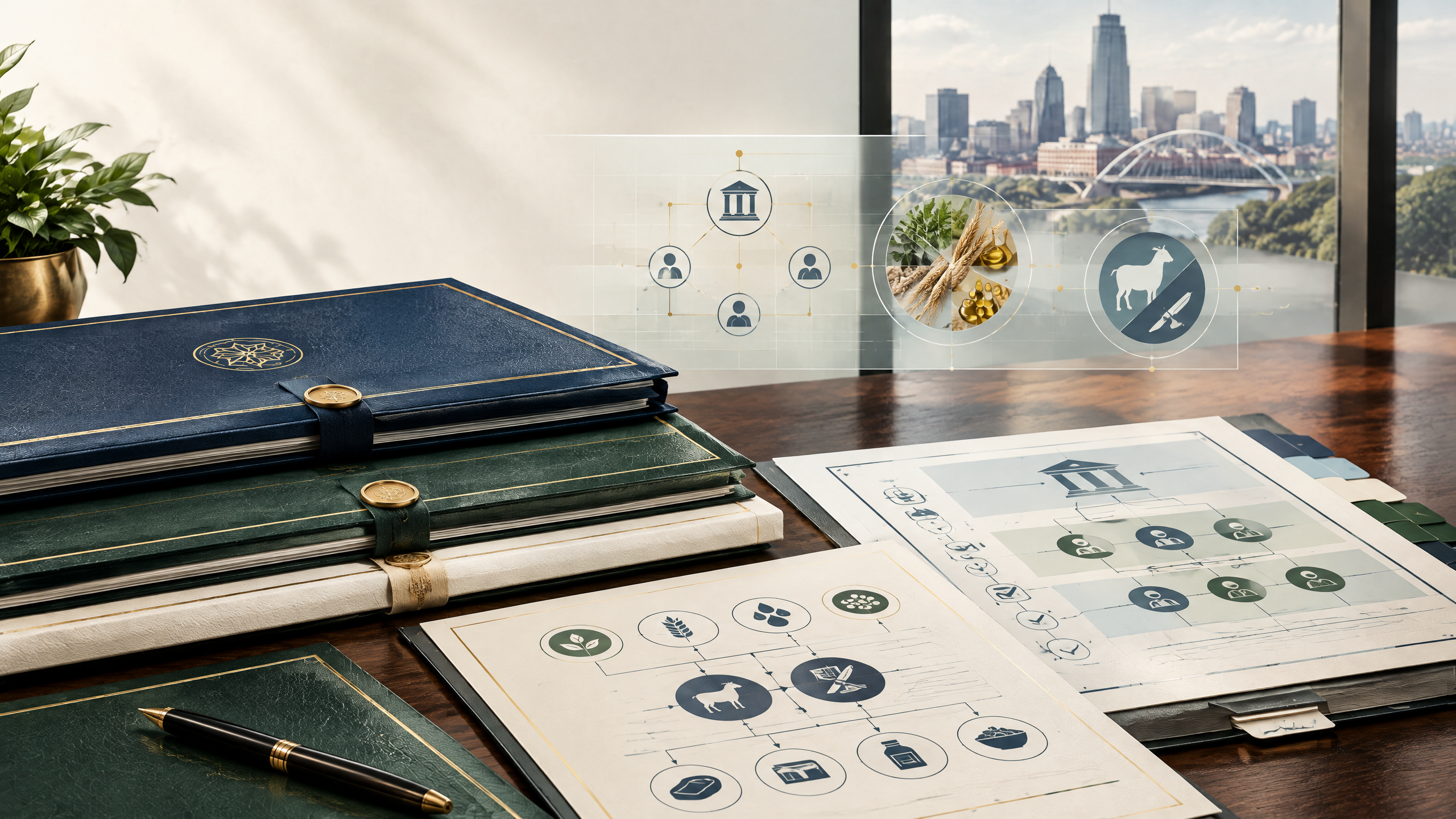 Nonprofit governance and certification review with standards documents, a public directory, board records, and an evidence grid.